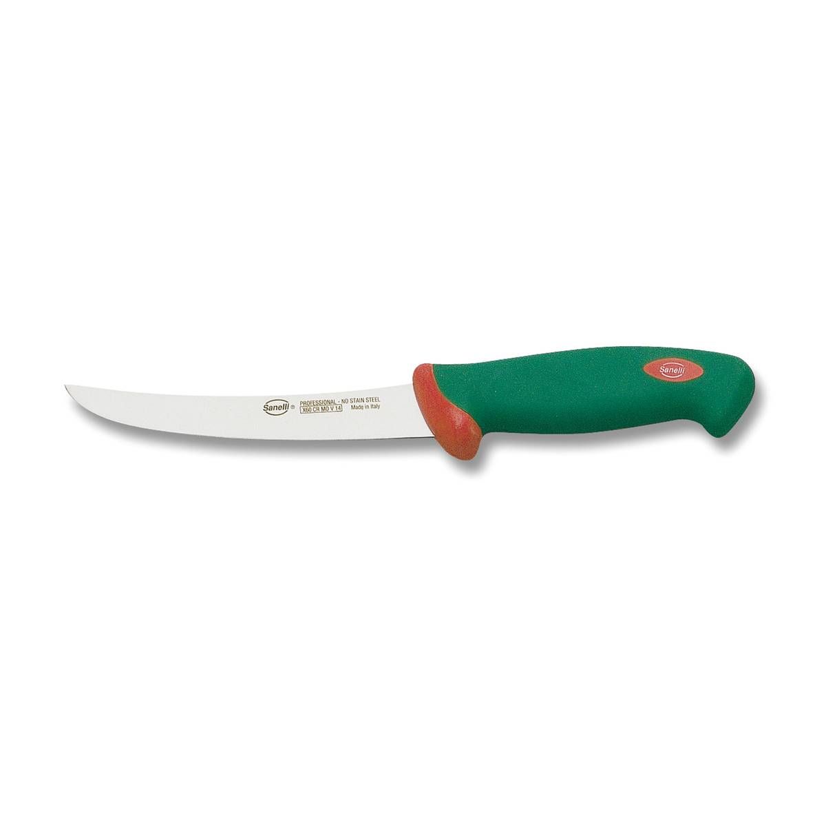 Sanelli Slaktekniv, Utbening/flåkniv bøyd 16 cm