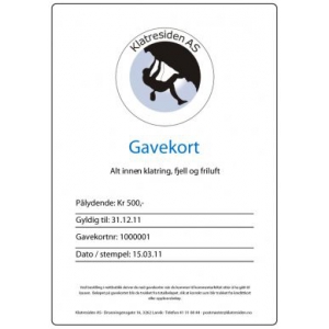 Gavekort