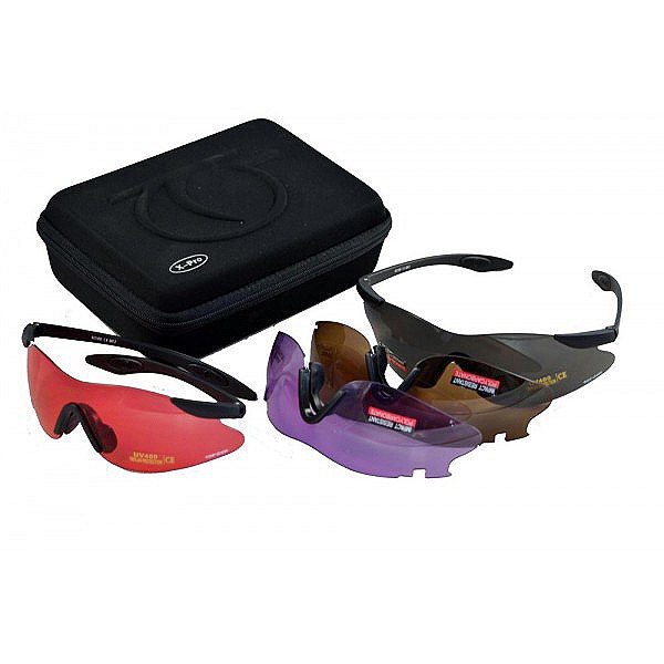 TOP GUN Skytebriller X-Pro m/4 utskiftbare glass
