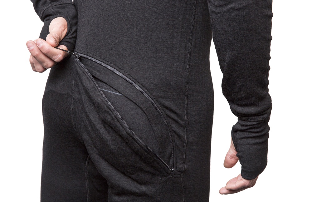 Brynje Arctic XC-Suit. Top and bottom in one piece. Drop seat. - Bilde 4