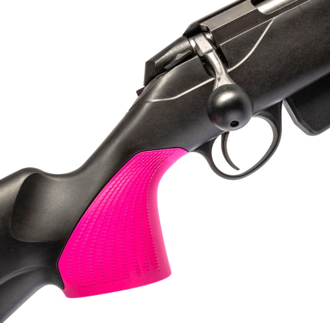 T3x pistolgrep vertikal "soft touch", Rosa