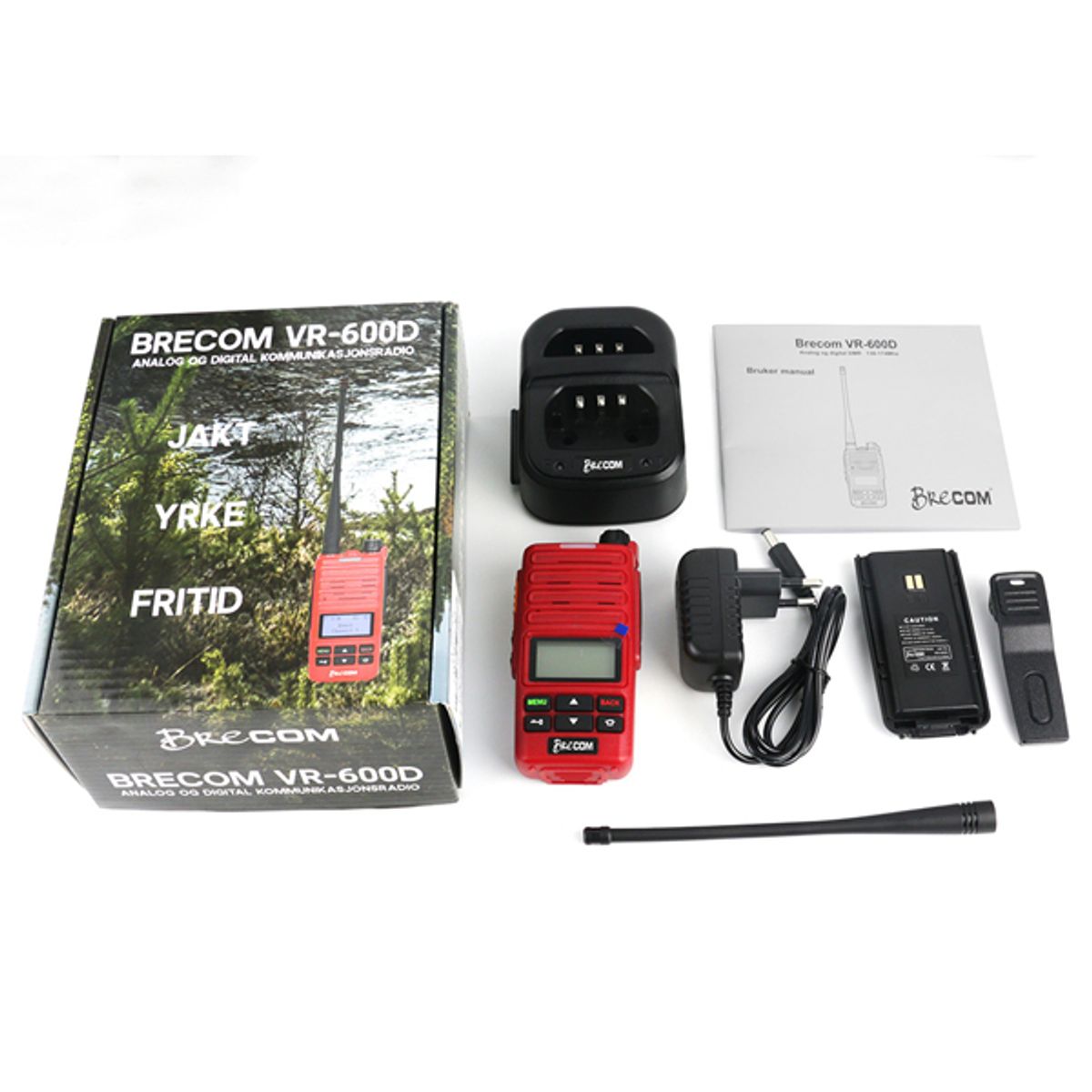 Brecom VR-600D analog/digital radio DMR 138-174Mhz - Bilde 3