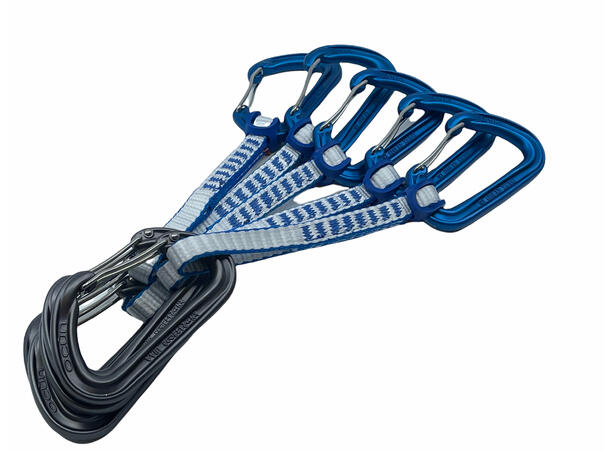 Ocun Hawk QD Wire DYN 11 5pk blue 15cm - Bilde 4