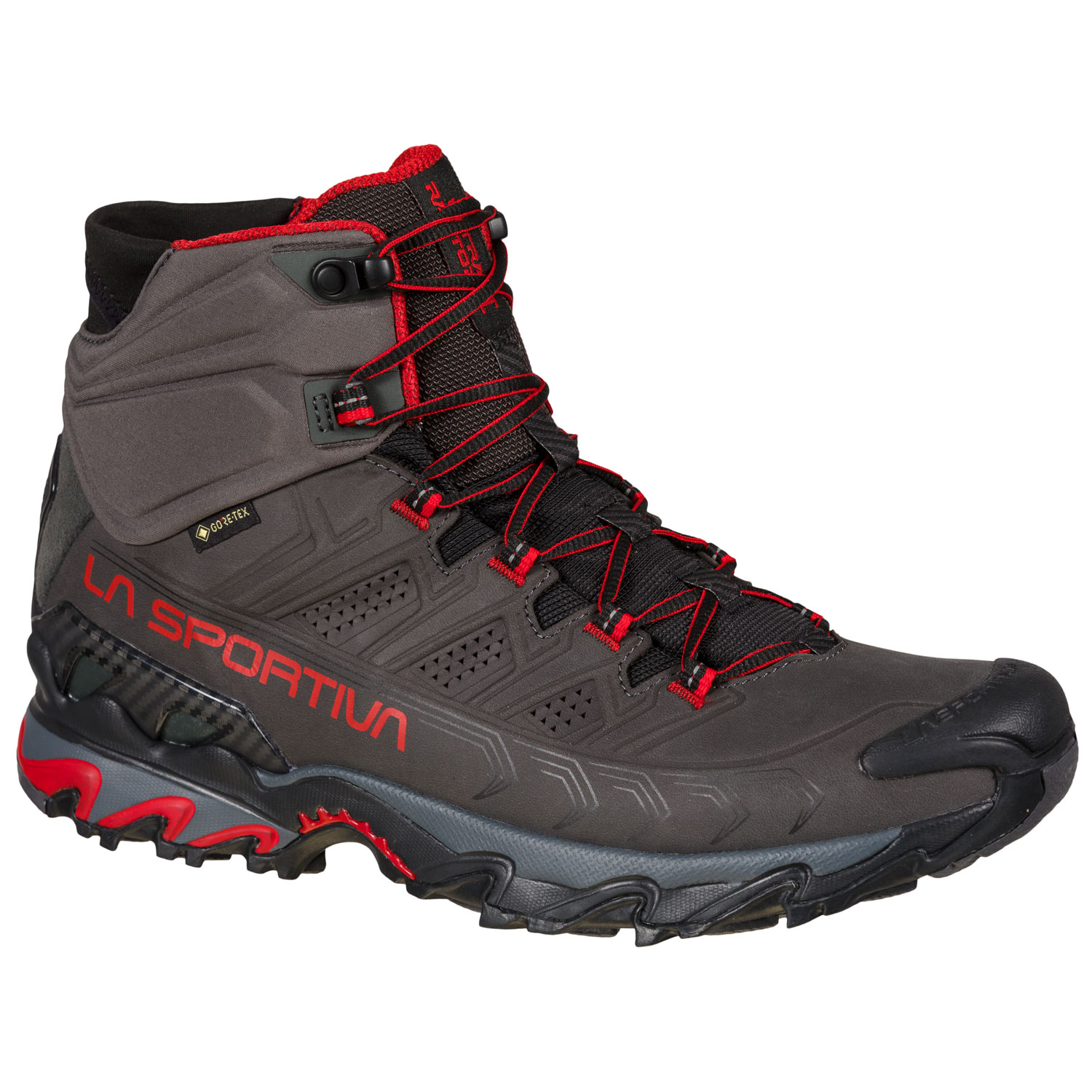 La Sportiva Ultra Raptor II Mid LT GTX Carbon/Tango Red