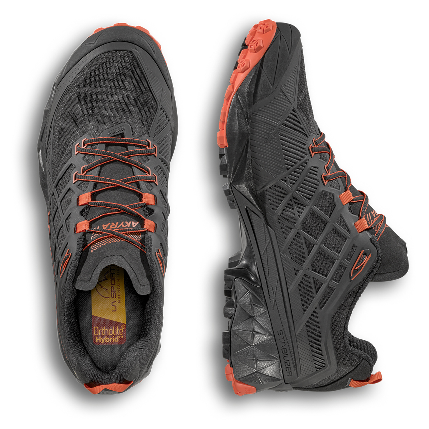 La Sportiva Akyra II GTX, Black/Cherry Tomato - Bilde 3