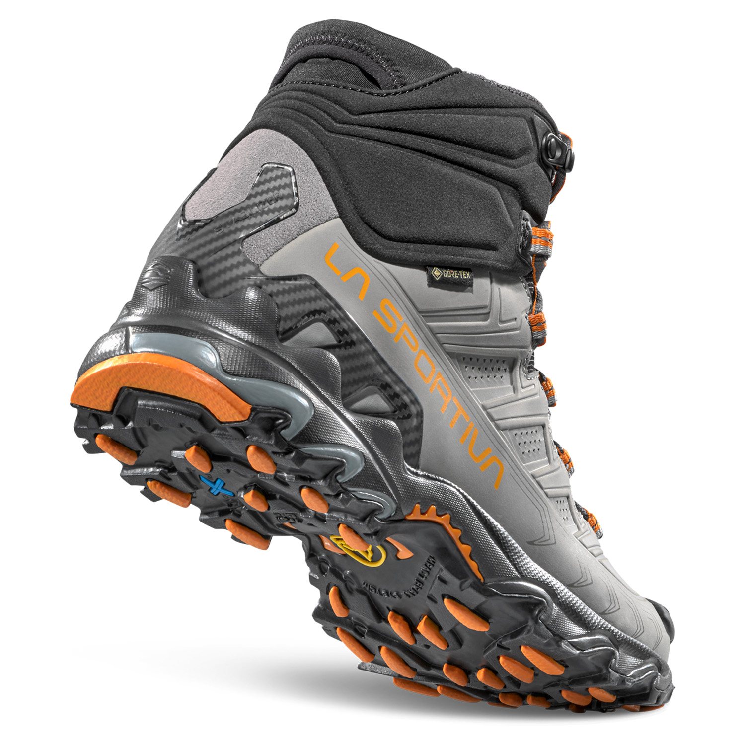 La Sportiva Ultra Raptor II Mid LT GTX, Grey/Marmalade - Bilde 6