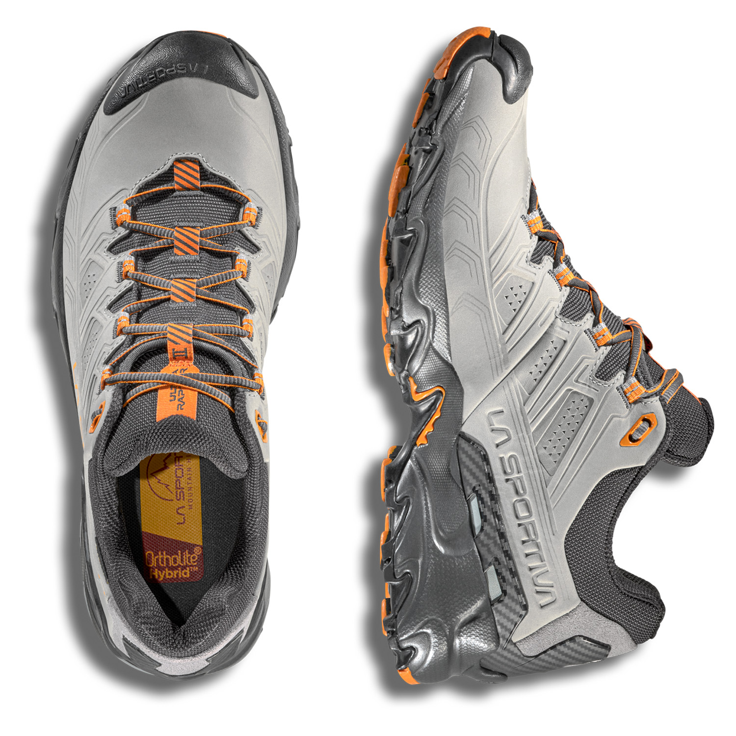 La Sportiva Ultra Raptor II LT GTX, Grey/Marmalade - Bilde 3