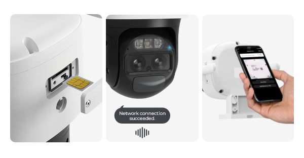 Reolink 4G kamera med to linser og automatisk sporing - Bilde 4