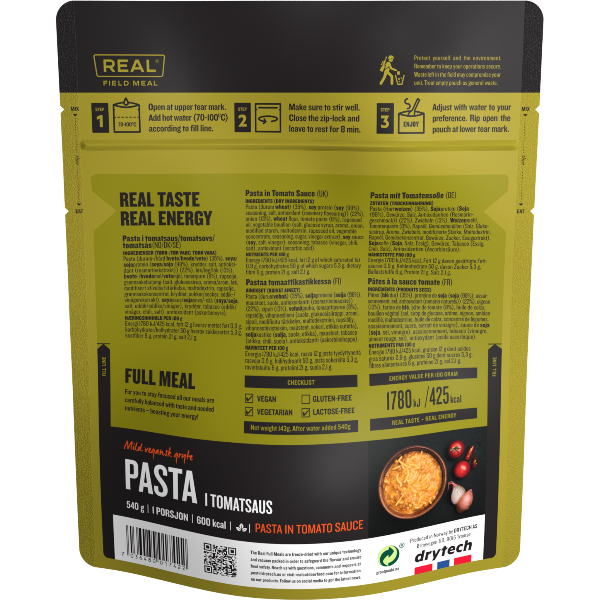 RFM Pasta Tomatsaus - Bilde 2