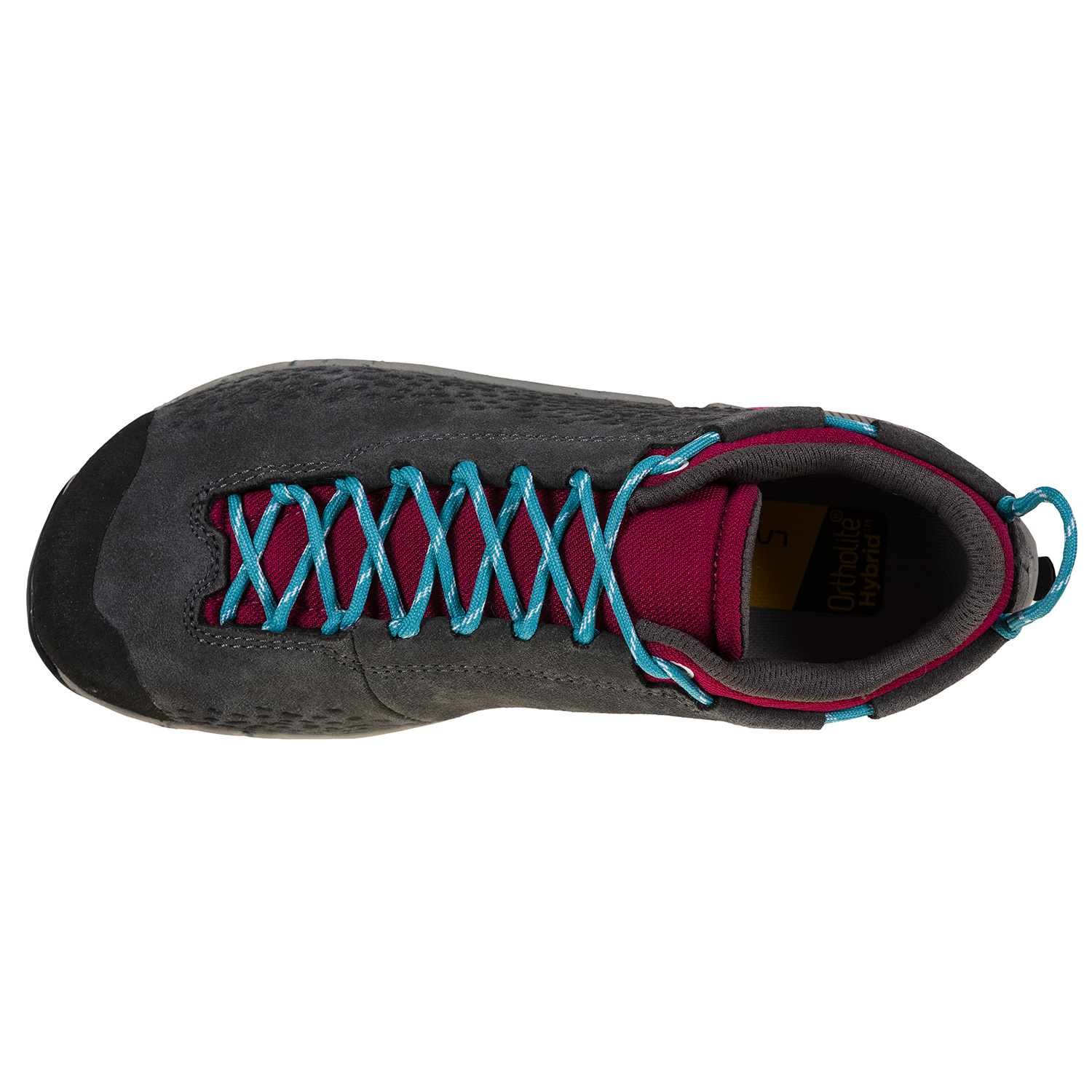 La Sportiva TX2 Evo Leather W's, Carbon/Red Plum - Bilde 3