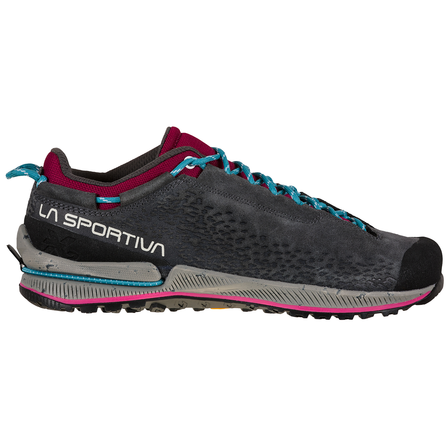 La Sportiva TX2 Evo Leather W's, Carbon/Red Plum - Bilde 4