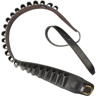 Patronbelte, Brunt lær Kal. 12