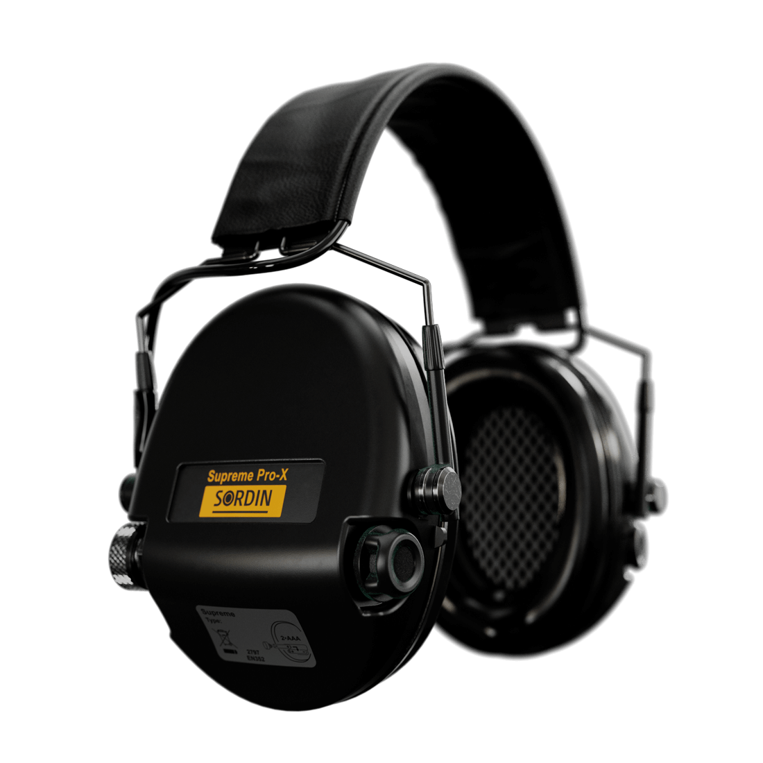 Sordin Supreme Pro-X Slim HEAR2 Black - Bilde 3