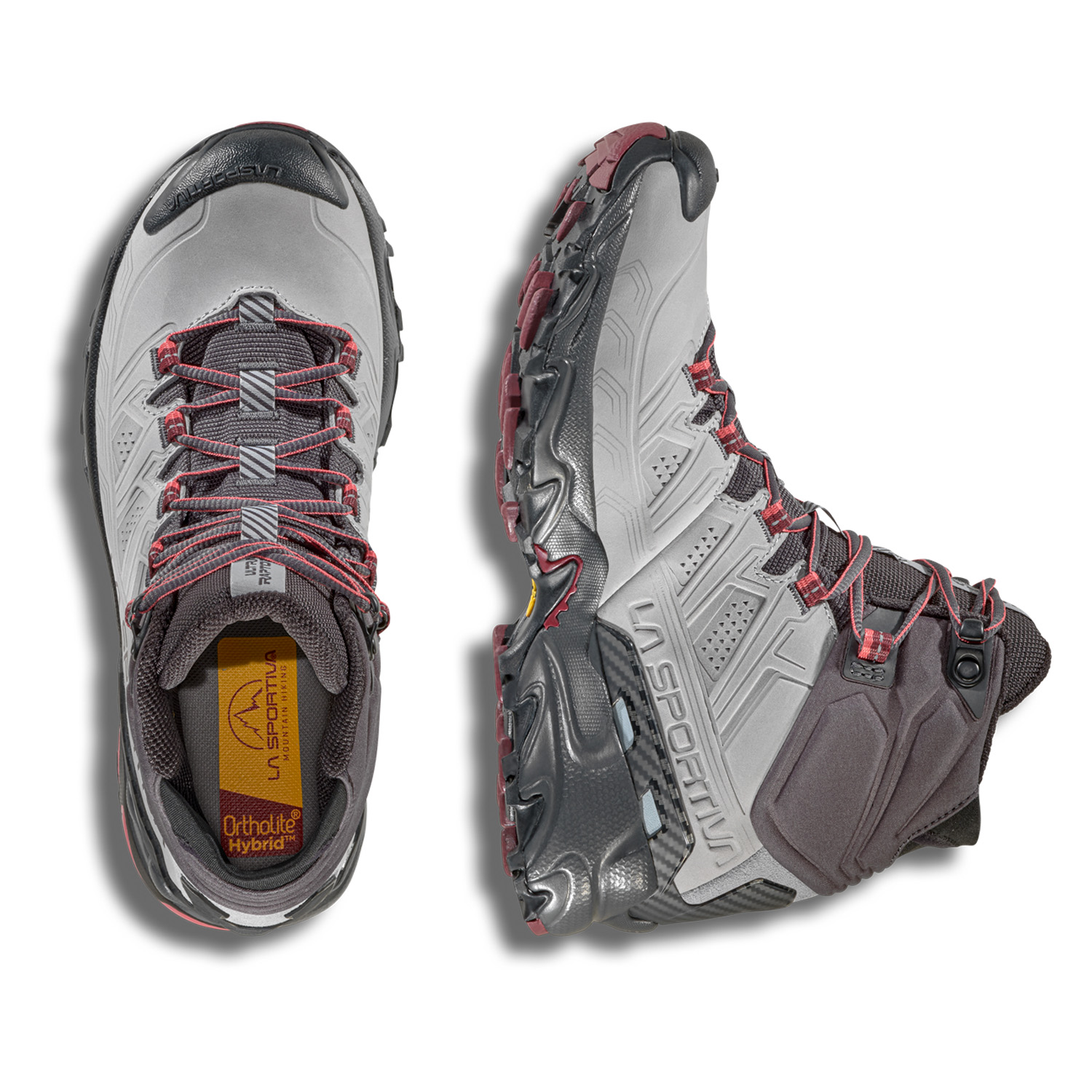 La Sportiva Ultra Raptor II Mid LT GTX W's, Cloud/Redwood - Bilde 4