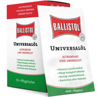 Ballistol Universal Våtservietter m/olje