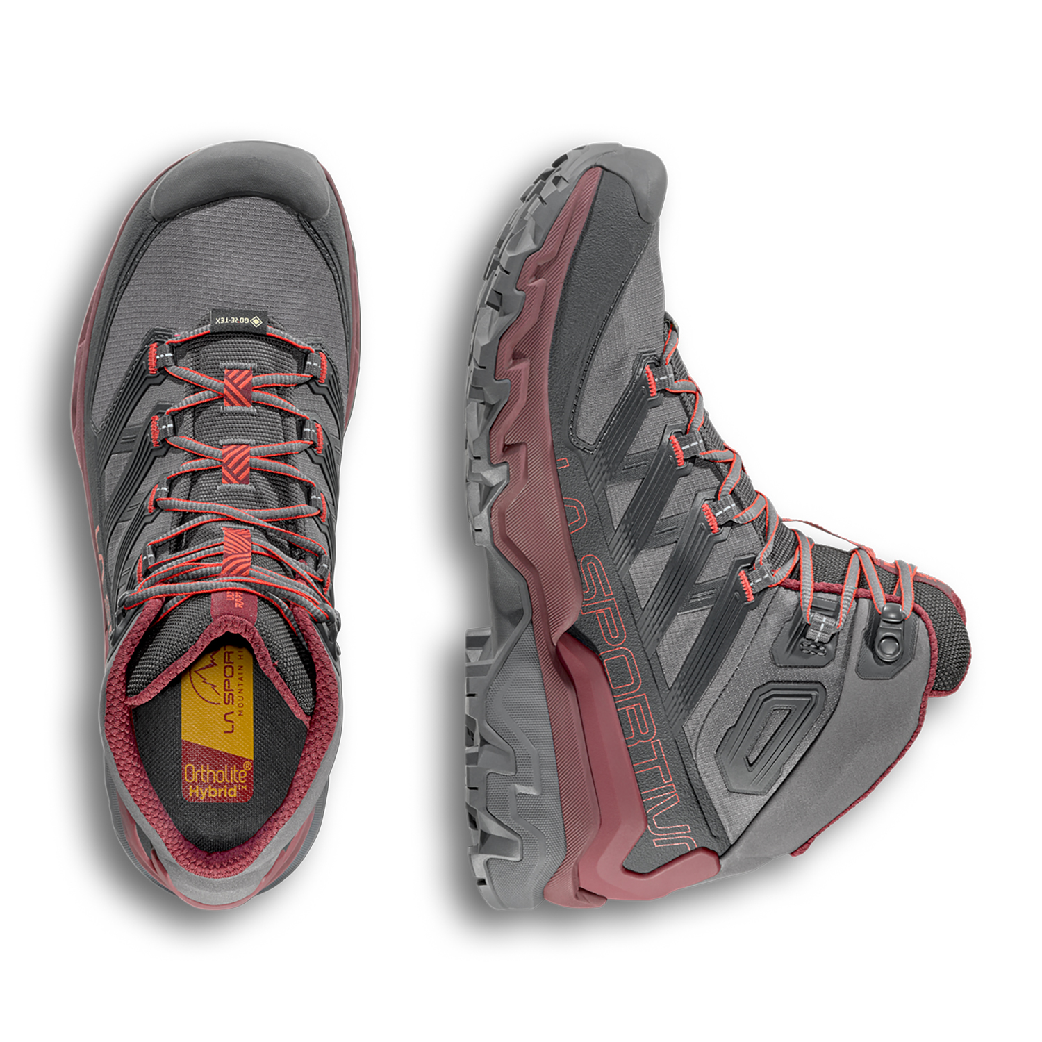 La Sportiva Ultra Raptor 3 Mid GTX, Carbon/Redwood - Bilde 2