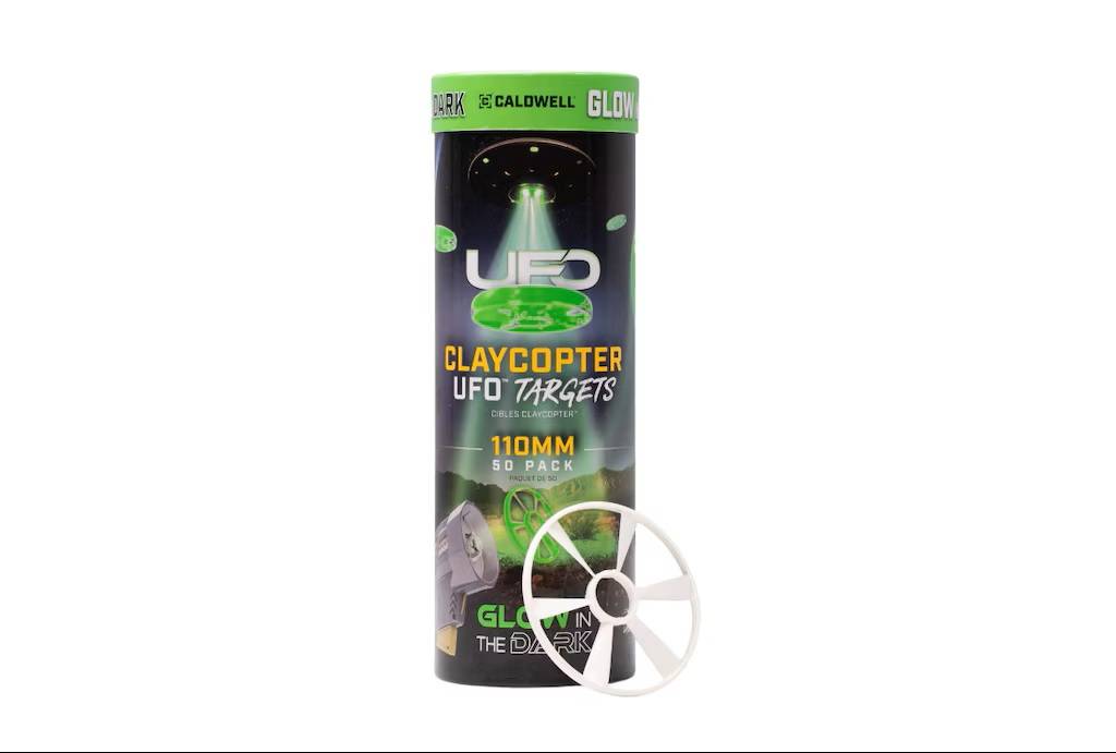 Caldwell ClayCopter UFO 110mm Selvlysende Target 50-Pack