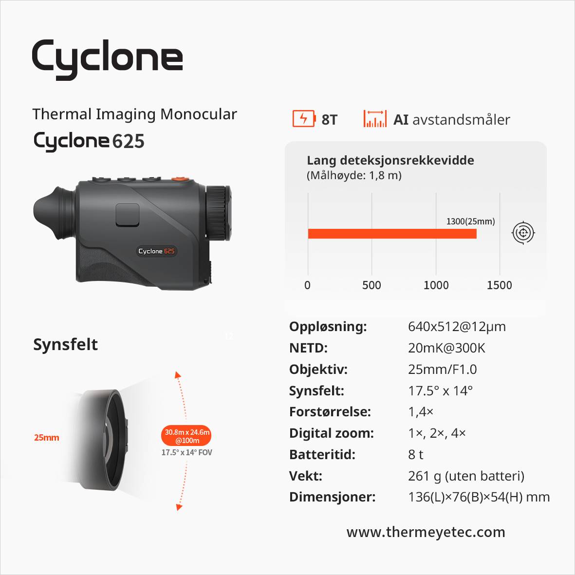 Thermtec Cyclone 625 - Bilde 6